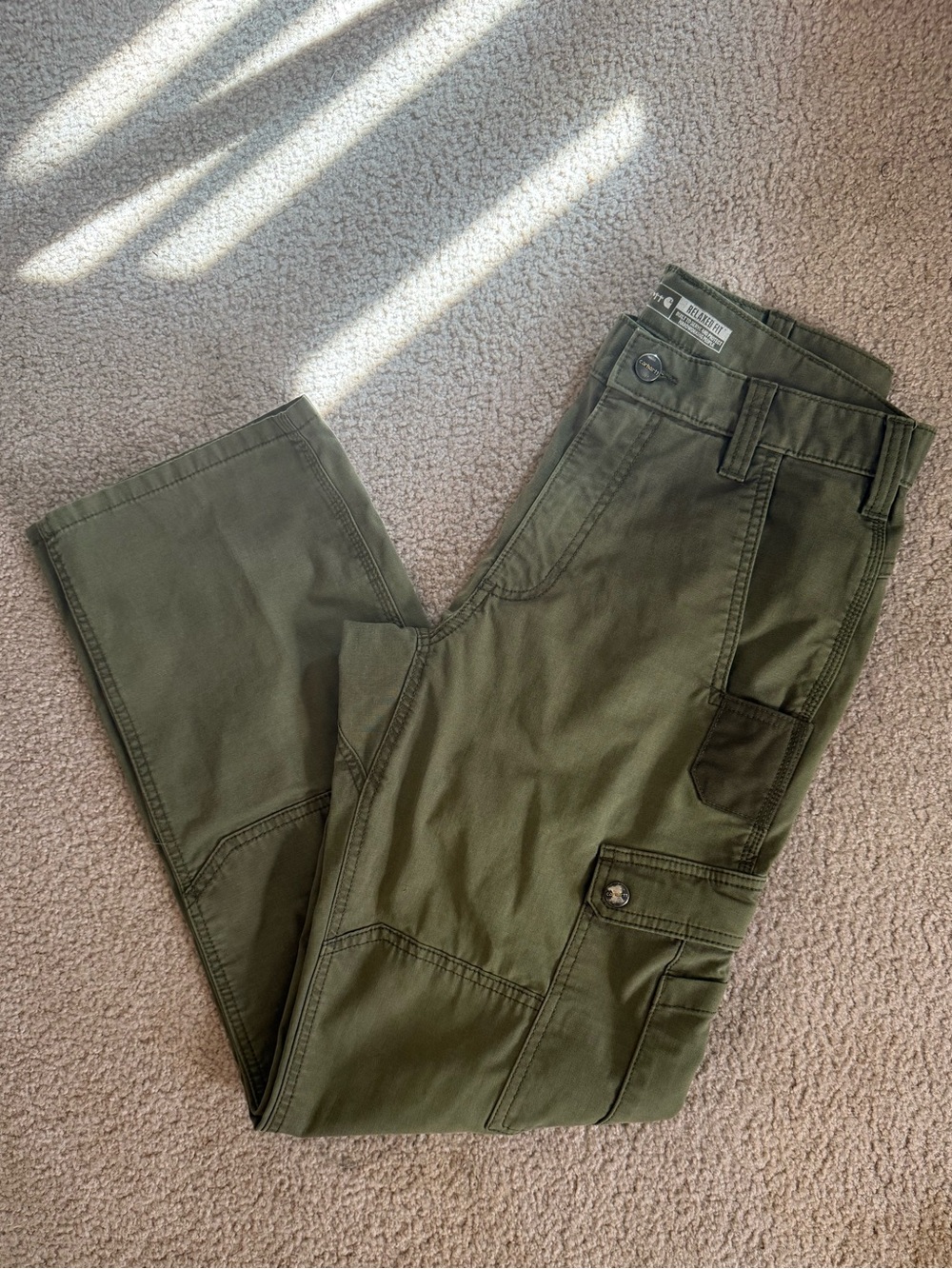 Carhartt Men's Rugged Flex Relaxed Fit Ripstop Cargo Work Pant